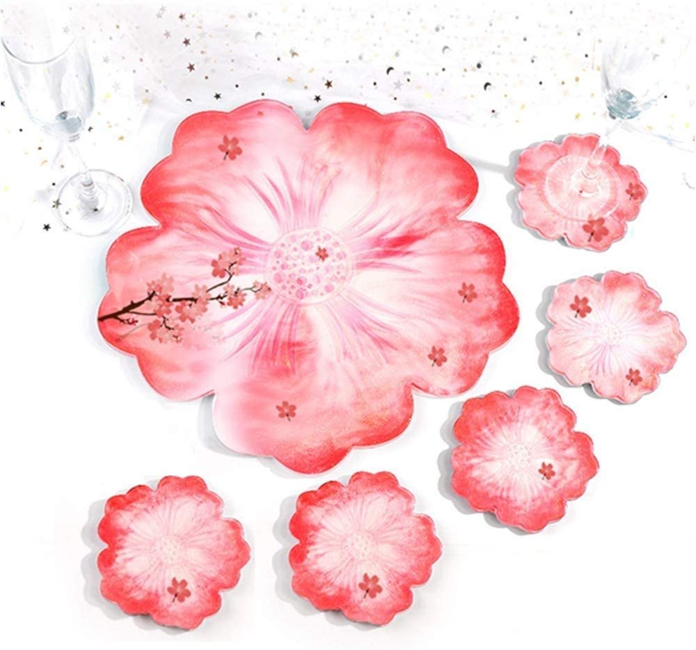 Version 1.0.0 1piece13inch flower tray4.5 5pieces coaster 6piece of set min qty 12pcs..NRE. - Image 1
