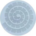 10'' Round 3D Flower silicone mould min qty.12pcs..SNE.