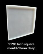 10x10 Inch Square Plain Tray mould min qty 12pcs