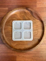 4pcs keychain Square mould min qty12pcs..Po.