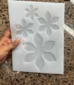 4pcs 3D Flower silicone mould  min qty.12pcs..SNE.