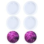 4pcs keychanin Round  mould min qty 12pcs..PO. - Image 2
