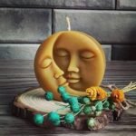 Moon Face Candle Mounld /Min.Qty-12 Pcs.xAo - Image 4