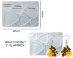 6 cavity triangle mould 10.8x7.7cm 6 mm depth min qty 12pcs..UN. - Image 3