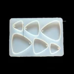 6 cavity triangle mould 10.8x7.7cm 6 mm depth min qty 12pcs..UN.
