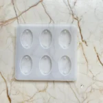 6 cavity oval Rakhi mould Min Qty 12pcs..PO
