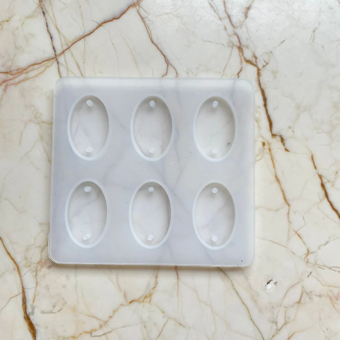 6 rakhi mould1 6 cavity oval Rakhi mould Min Qty 12pcs..PO - Image 1