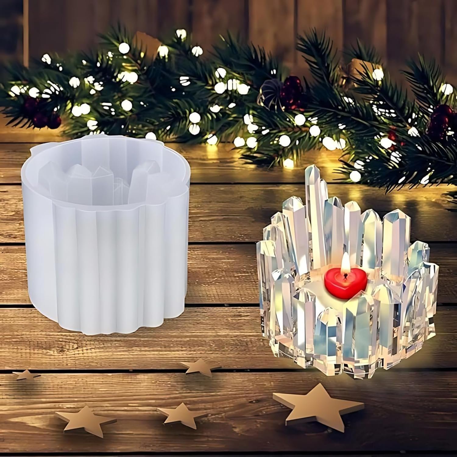 81A+hfNLIKL._SL1500_ Cluster Light Candle Holder Silicone Mould / Min.Qty-12 Pcs.xAe - Image 1