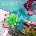 Lotus Candle Mould/ 14x 14 cm..xTe. Min.Qty-12 Pcs - Image 3