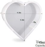 8inch heart shape wedding mould min qty12pcs ..sao..