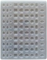 90 cavity jewellery silicone mould min qty 12pcs..RA.