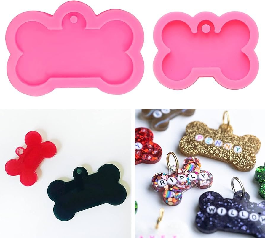 Dog tag mould1 Big dog tag silicone mould 19.50x20.50cm min qty 12pcs..SUE. - Image 1