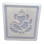 Ganesha silicone mould small 16X11.16cm min qty.12Pcs..Sno.