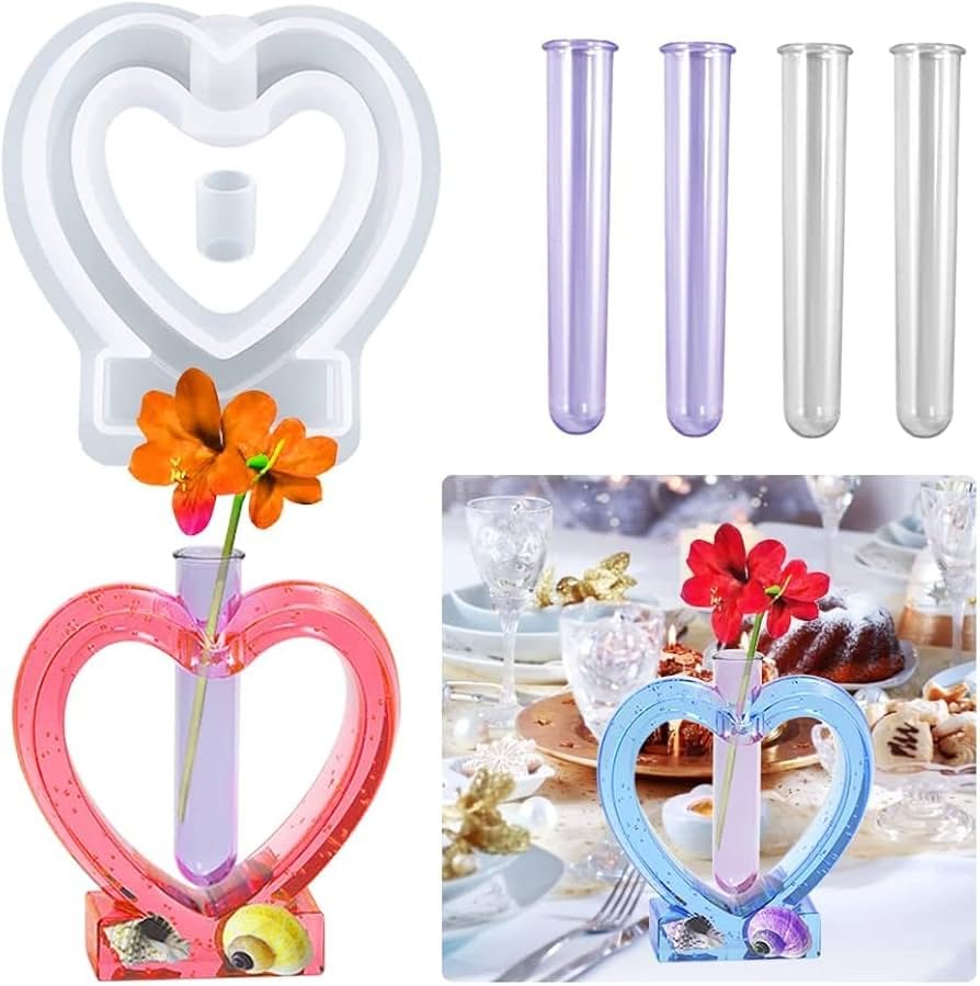 Heart planter 1 Heart planter mould with tube15x14cm min qty 12pcs..seo. - Image 1
