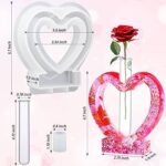 Heart planter mould with tube15x14cm min qty 12pcs..seo. - Image 2