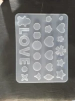 Multi love Pendent Mould MIN QTY.12Pc.Suo.