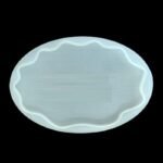 5inch oval agate coaster mould 4mm depth