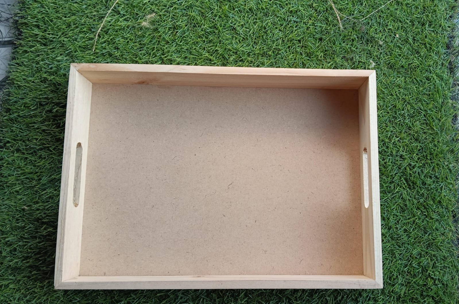 WhatsApp Image 2024-10-14 at 15.31.50_fab46b93 mdf base wooden tray size 10x14x2 - Image 1