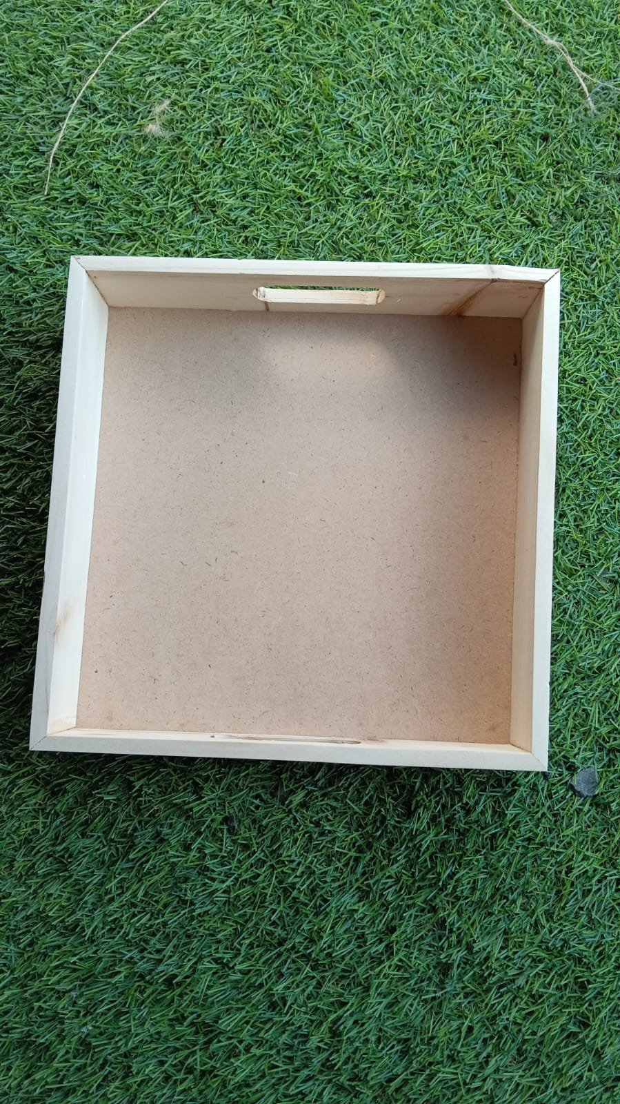 WhatsApp Image 2024-10-14 at 15.32.32_3a728b8e mdf base wooden tray size / 10x10x2 - Image 1
