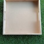 mdf base wooden tray size 10x10x2