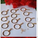 Keychain Ring Gold  SILVER NA/ Min.Qty -12 Pcs