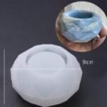 Diamond Round Tea Light Holder Silicone Mould/Min.Qty-12 Pcs .xAo