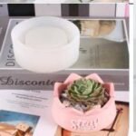 Flower Pot Candle Mould / Min.Qty-12Pcs/.xuse/ Size-9.5*9.5*4.6