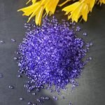 GLASS STONE BLUE QTY – MIN 12 PKT