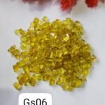 GLASS STONE YELLOW 4 to 6mm QTY- MIN 5KG