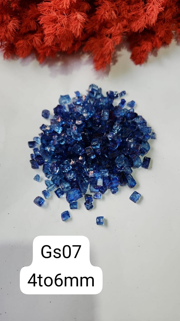WhatsApp Image 2024-10-19 at 3.08.46 PM (2) GLASS STONE BLUE 4 to 6mm QTY- MIN 5KG - Image 1