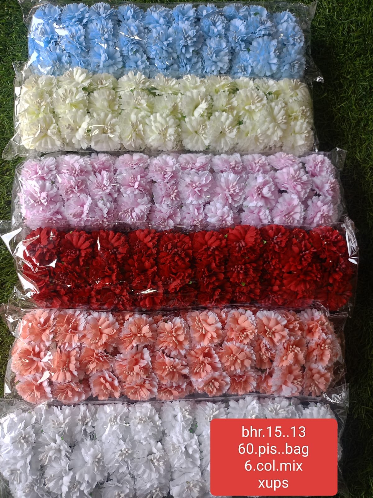 WhatsApp Image 2024-10-19 at 5.19.58 PM (1) ARTIFICIAL FLOWERS 6.colr 60.pis Qty-1 pkt - Image 1