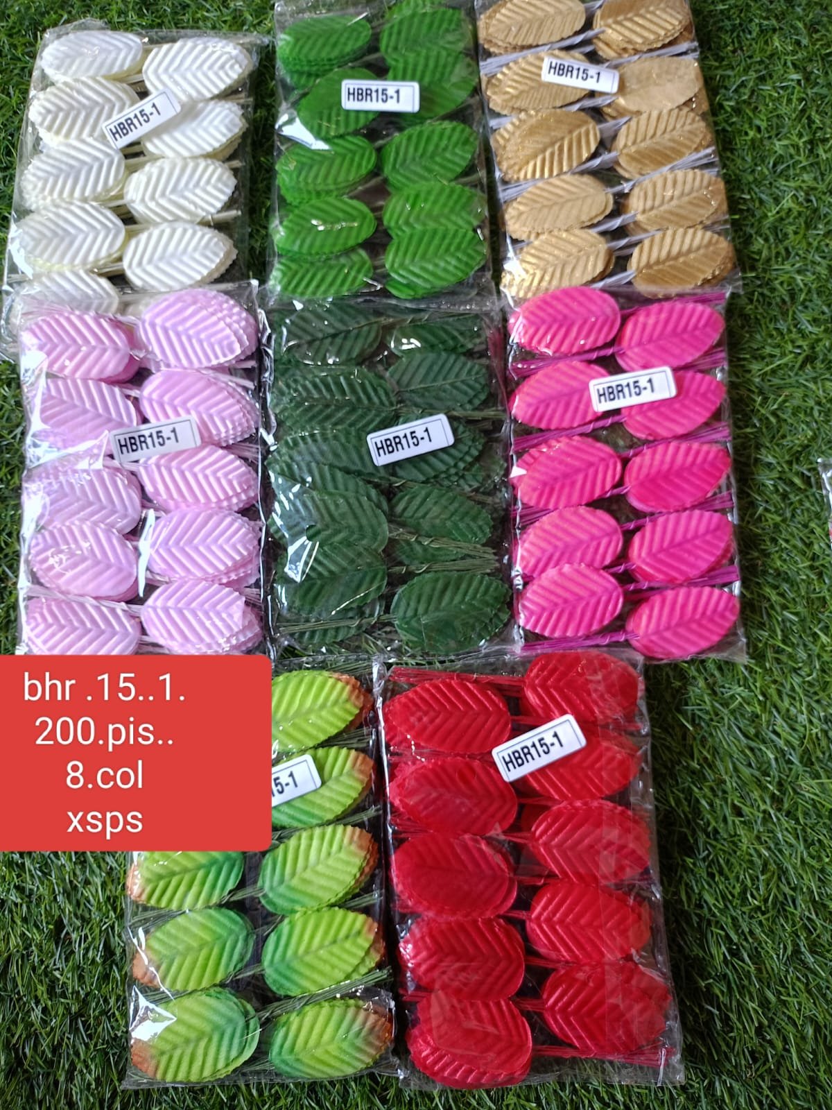 WhatsApp Image 2024-10-19 at 5.19.59 PM (1) ARTIFICIAL FLOWERS 8.colr 200.pis Qty-1 pkt - Image 1