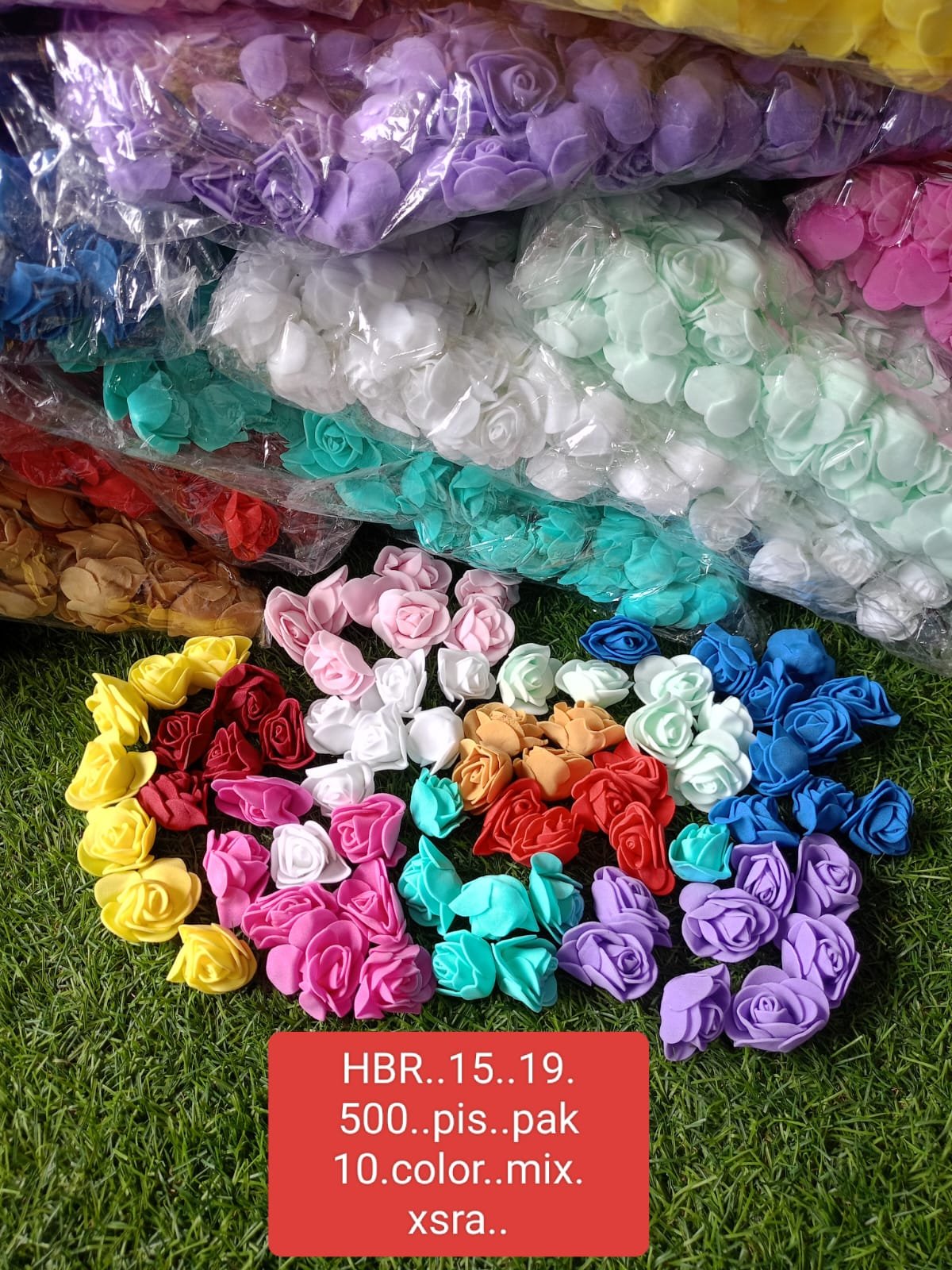 WhatsApp Image 2024-10-19 at 5.19.59 PM (2) ARTIFICIL FLOWERS 10.colr.mix 500.pis Qty-1 pkt - Image 1