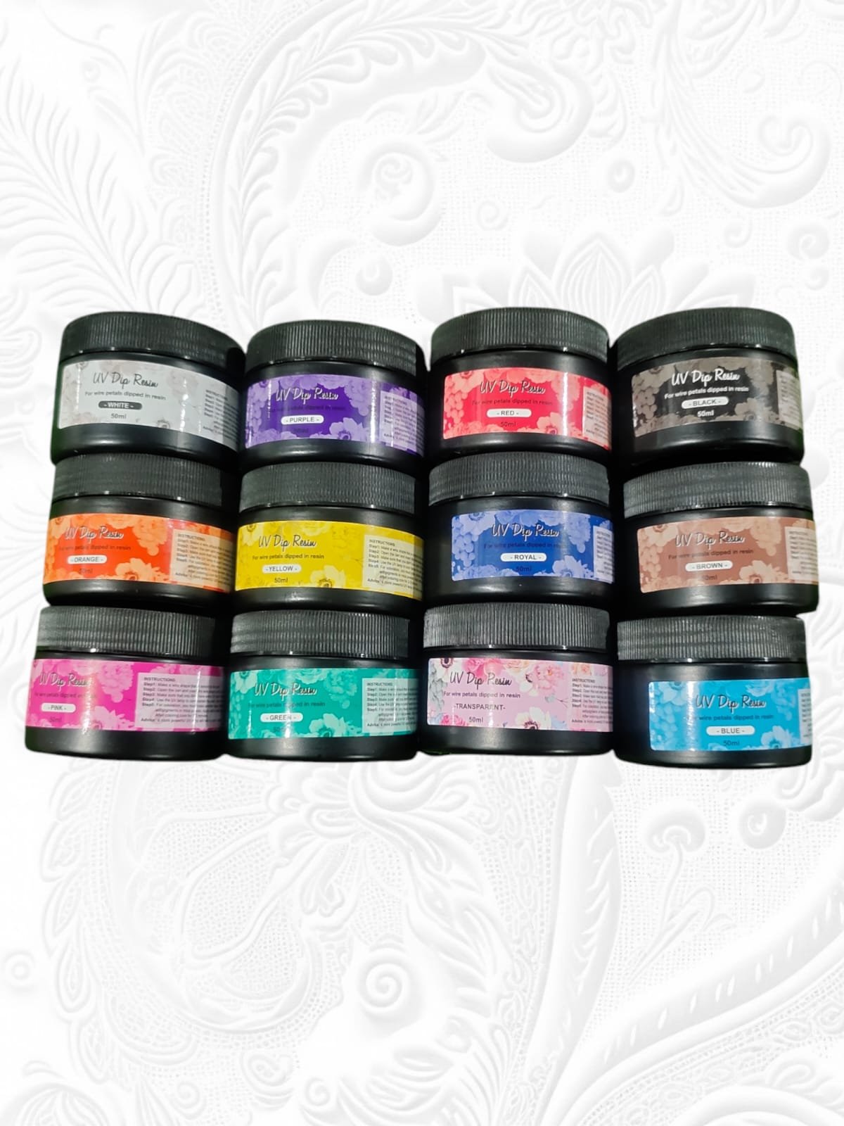 WhatsApp Image 2024-11-28 at 11.49.02 AM (4) UV DIP Resin/ 50ml/ 12 Pcs set 12 colour 12 pic set - Image 1