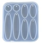 8 cavity oval mould 7.6x7cm 6mm depth min qty .12pcs..UN.