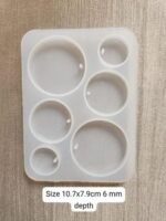 6 cavity oval mould 10.x7.9cm 6mm Depth min qty 12pcs..UN.