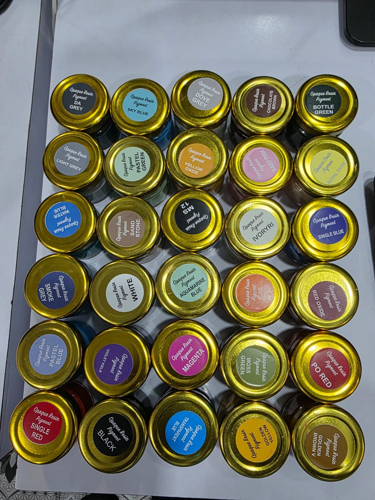 WhatsApp Image 2026-05-12 at 2.12.38 PM Opaque Pigments/Min.Qty-12 Pcs total 30 colours - Image 1