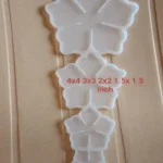 4 in One flower mould  4x4 3x3 2x2 1.5x1.5 inch Min qty 12pcs..TO.