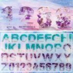front pouring  with hole alphabet mould  min qty 12pcs  ...je - Image 3