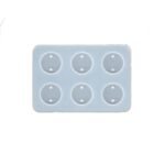6 cavity round rakhi mould Min qty 12pcs..PO.