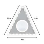 Triangle Shape T light candal mould min qty 12pcs..EE. - Image 2