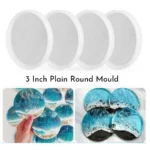 3 Inch plain round mould 8mm depth QTY-min 12 pcs