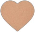MDF6inch heart shape on order 3.5mm
