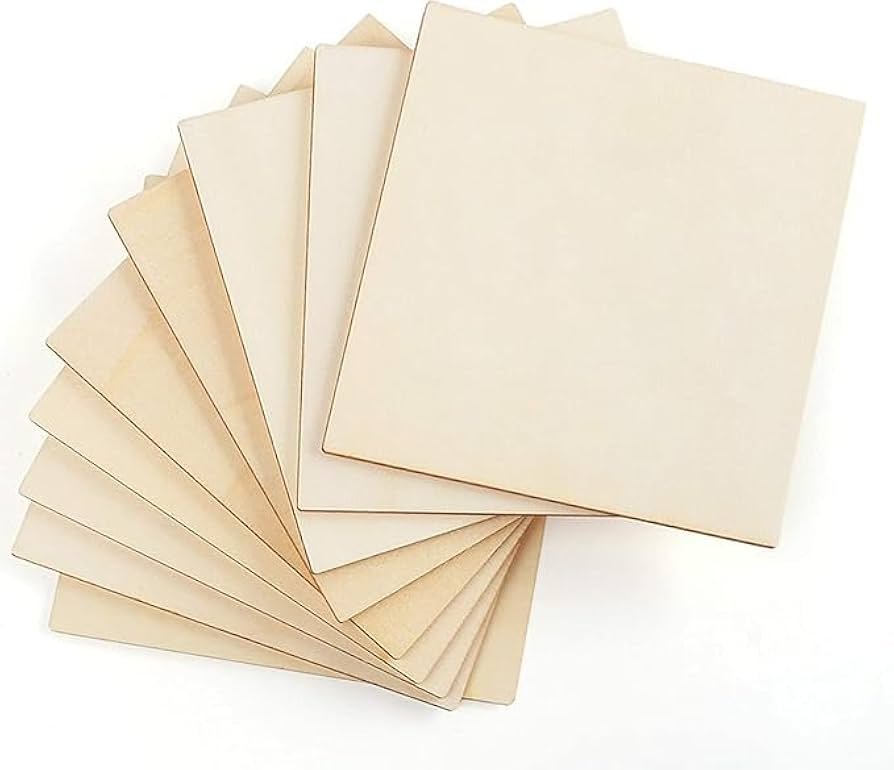 4190j0-YbEL._AC_UF894,1000_QL80_ Square MDF Boards for Art and CraftMDF 2mm Craft Work, DIY MDF Square 4x4 Pack of 6 PCS) - Image 1
