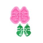 Pink face locket size-7.5*8*0.6 QTY-min 12 pcs