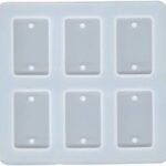 6 cavity Rectangle Rakhi mould min qty .12pcs..PO.