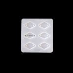 6 cavity  Rhombus Rakhi mould min qty.12pcs..PO.