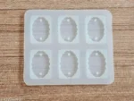 6 cavity oval Rakhi Mould min qty 12pcs..PO