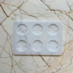6 cavity round agate Rakhi mould min qty 12pcs..PO