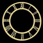 Acrylic clock ring size-thik-1.8mm QTY-min 12 pcs 6 inch